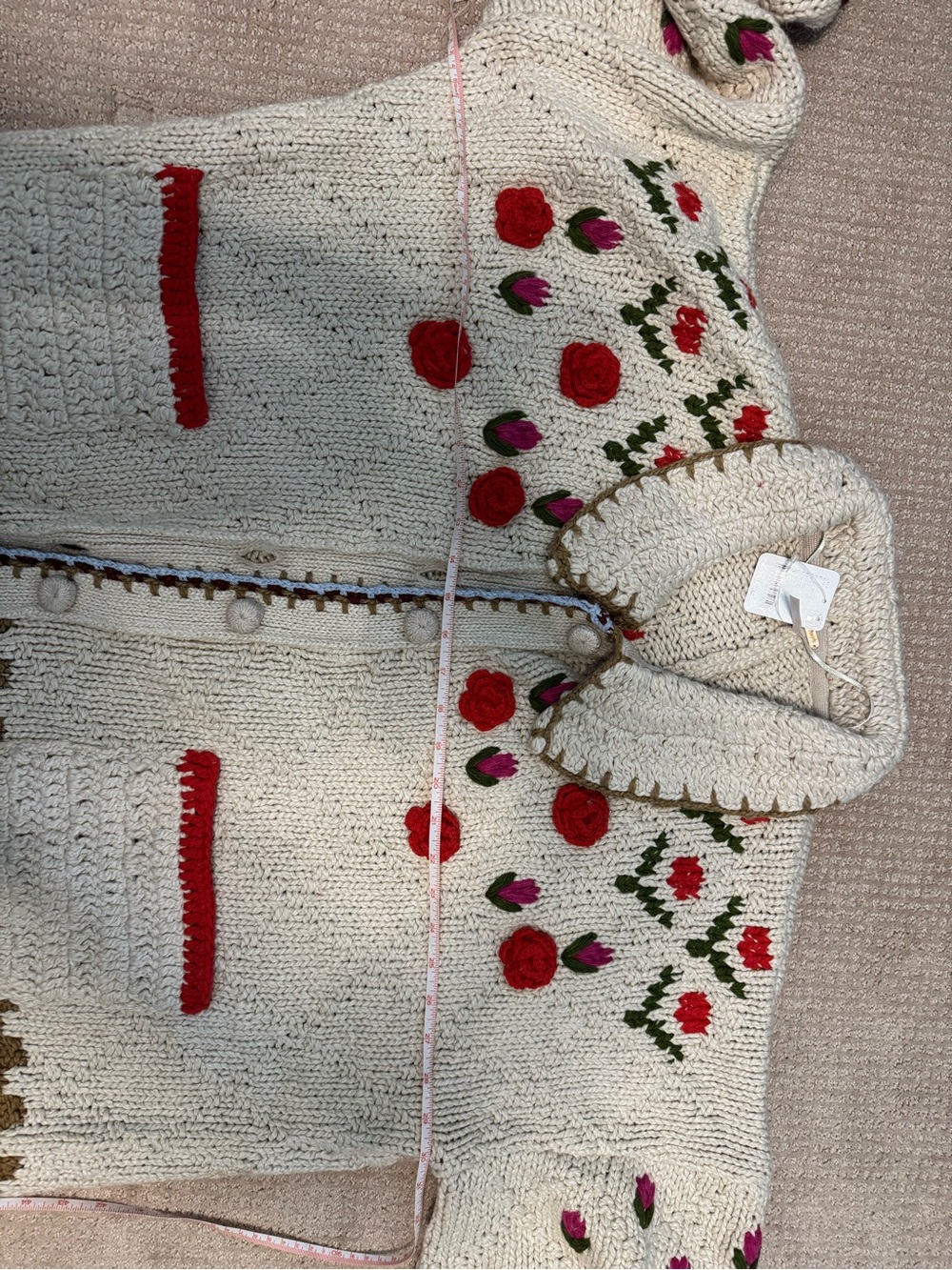 Free people Rosebud Oversize Cardigan XL - Picture 8 of 11